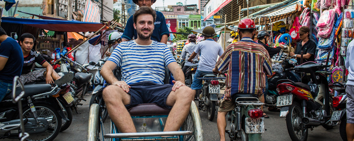 Cyclo in Vietnam
