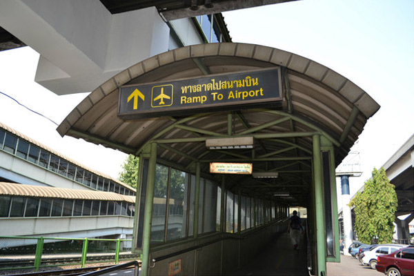 You can get to Bangkok downtown by train