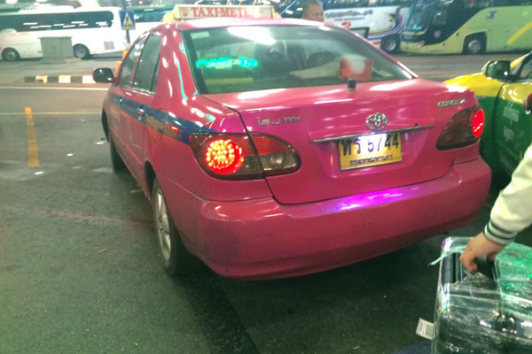 You can go to Bangkok downtown by taxi